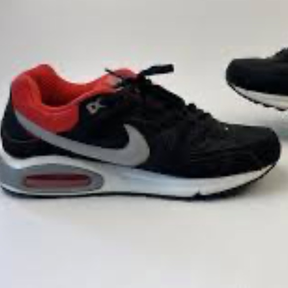 Nike Air Max Command Men's Size 10.5 Black Gray Red Great Condition - Picture 1 of 8
